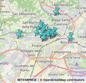 Mappa Via Bernardo Zenale, 24127 Bergamo BG, Italia (1.01786)