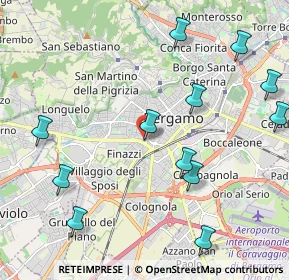 Mappa Via Bernardo Zenale, 24127 Bergamo BG, Italia (2.47167)