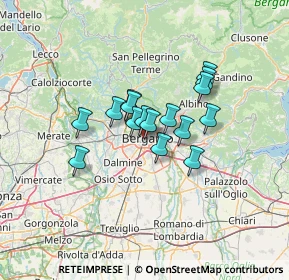 Mappa Via Bernardo Zenale, 24127 Bergamo BG, Italia (8.86063)