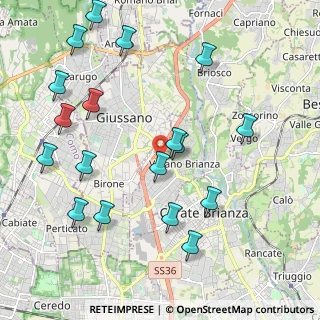 Mappa Via della Repubblica, 20843 Verano Brianza MB, Italia (2.35167)