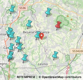 Mappa Cascina RAncate, 23880 Casatenovo LC, Italia (5.21733)