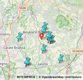 Mappa Cascina RAncate, 23880 Casatenovo LC, Italia (2.97182)