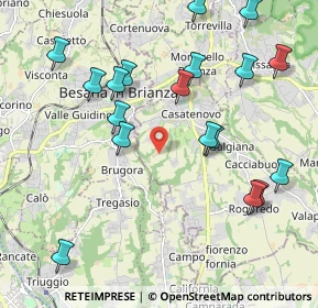 Mappa Cascina RAncate, 23880 Casatenovo LC, Italia (2.486)