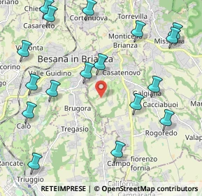 Mappa Cascina RAncate, 23880 Casatenovo LC, Italia (2.61529)