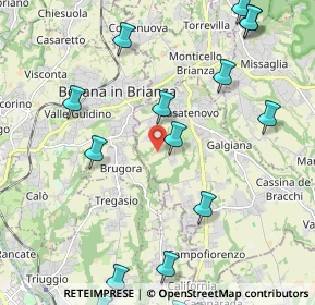 Mappa Cascina RAncate, 23880 Casatenovo LC, Italia (3.176)