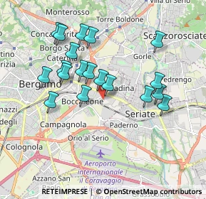 Mappa Via Antonio Varisco, 24125 Bergamo BG, Italia (1.72316)