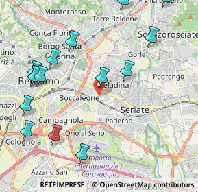 Mappa Via Antonio Varisco, 24125 Bergamo BG, Italia (2.558)