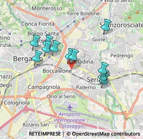 Mappa Via Antonio Varisco, 24125 Bergamo BG, Italia (1.58364)
