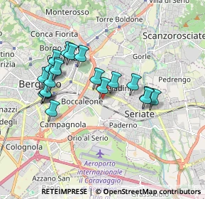 Mappa Via Antonio Varisco, 24125 Bergamo BG, Italia (1.703)