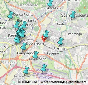 Mappa Via Antonio Varisco, 24125 Bergamo BG, Italia (2.349)