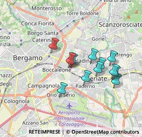 Mappa Via Antonio Varisco, 24125 Bergamo BG, Italia (1.48583)