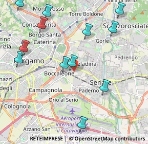 Mappa Via Antonio Varisco, 24125 Bergamo BG, Italia (2.47833)