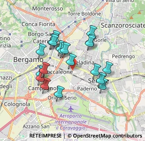 Mappa Via Antonio Varisco, 24125 Bergamo BG, Italia (1.5075)