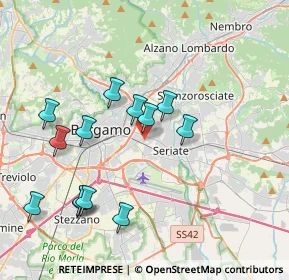 Mappa Via Antonio Varisco, 24125 Bergamo BG, Italia (3.84615)