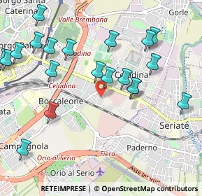 Mappa Via Antonio Varisco, 24125 Bergamo BG, Italia (1.173)