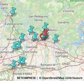 Mappa Via Antonio Varisco, 24125 Bergamo BG, Italia (13.61867)