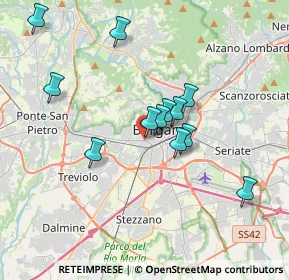 Mappa Via Giosuè Carducci, 24128 Bergamo BG, Italia (3.16833)