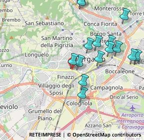 Mappa Via Giosuè Carducci, 24128 Bergamo BG, Italia (2.04333)