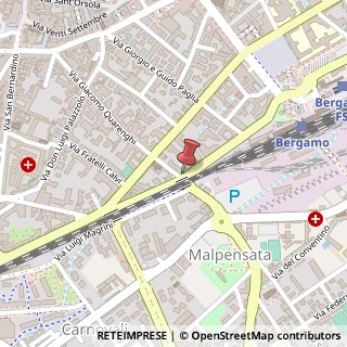 Mappa Via Geremia Bonomelli, 15, 24122 Bergamo, Bergamo (Lombardia)