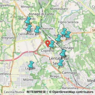 Mappa Via Trento, 20823 Lentate sul Seveso MB, Italia (1.72909)