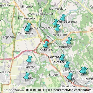 Mappa Via Trento, 20823 Lentate sul Seveso MB, Italia (2.648)
