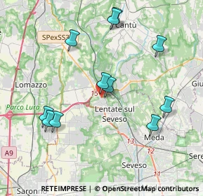 Mappa Via Trento, 20823 Lentate sul Seveso MB, Italia (4.06727)