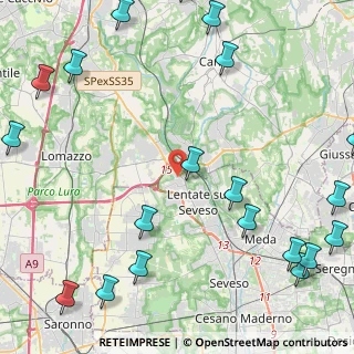 Mappa Via Trento, 20823 Lentate sul Seveso MB, Italia (6.5765)