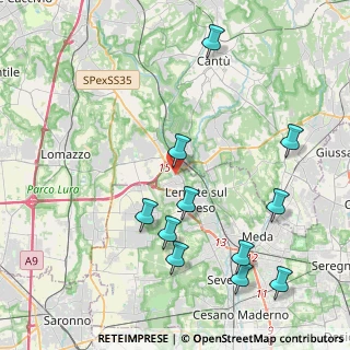 Mappa Via Trento, 20823 Lentate sul Seveso MB, Italia (4.67273)