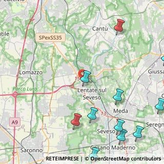 Mappa Via Trento, 20823 Lentate sul Seveso MB, Italia (6.24545)