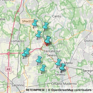 Mappa Via Trento, 20823 Lentate sul Seveso MB, Italia (3.5825)