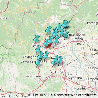 Mappa Via della Meccanica, 36016 Thiene VI, Italia (10.44895)