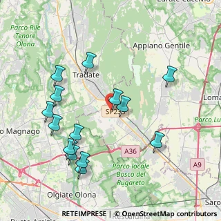Mappa Via Antonio Catenacci, 22070 Locate Varesino CO, Italia (4.20714)