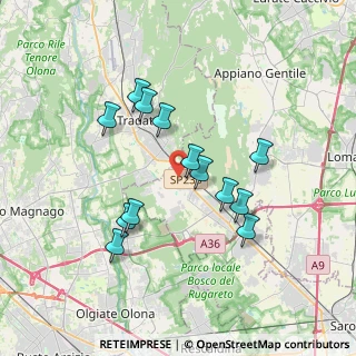 Mappa Via Antonio Catenacci, 22070 Locate Varesino CO, Italia (3.22692)