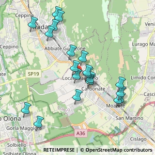Mappa 22070 Locate Varesino CO, Italia (1.9825)