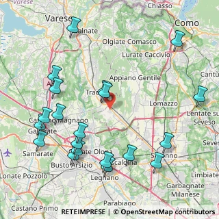 Mappa Via Antonio Catenacci, 22070 Locate Varesino CO, Italia (9.8195)