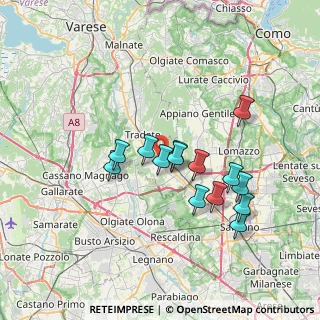 Mappa 22070 Locate Varesino CO, Italia (6.19071)