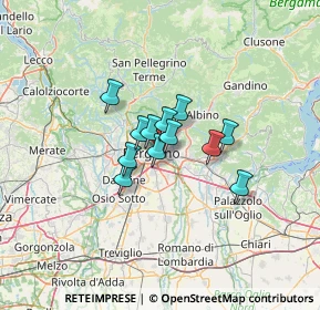 Mappa Via Gabriele Rosa, 24125 Bergamo BG, Italia (7.5975)