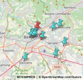 Mappa Via Gabriele Rosa, 24125 Bergamo BG, Italia (2.67636)