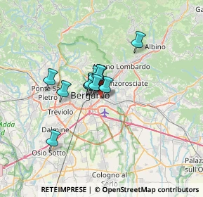 Mappa Via Gabriele Rosa, 24125 Bergamo BG, Italia (4.0975)