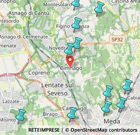 Mappa Via S. Michele del Carso, 20823 Lentate sul Seveso MB, Italia (2.72273)