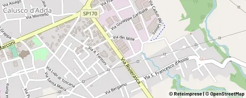 Mappa Calusco d’Adda
