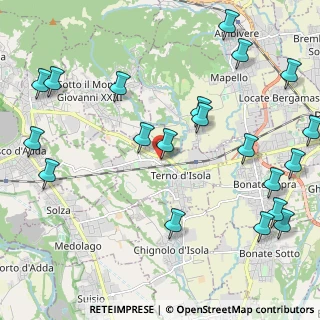 Mappa Via Milano, 24030 Terno D'isola BG, Italia (2.7495)