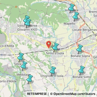 Mappa Via Milano, 24030 Terno D'isola BG, Italia (2.85364)