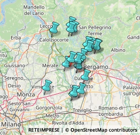 Mappa Via Milano, 24030 Terno D'isola BG, Italia (10.0375)