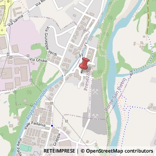 Mappa Via Don Carlo Gnocchi, 18, 24030 Presezzo, Bergamo (Lombardia)