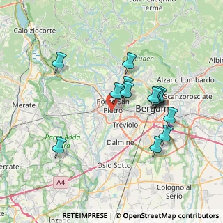 Mappa Via Don Carlo Gnocchi, 24030 Presezzo BG, Italia (6.66929)