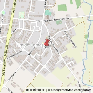 Mappa Via Cesare Battisti, 18, 22070 Limido Comasco, Como (Lombardia)