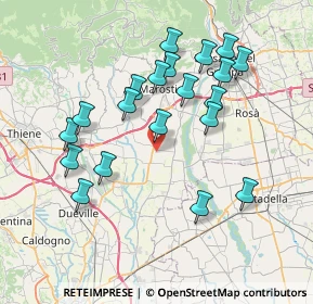 Mappa 36060 Schiavon VI, Italia (7.319)