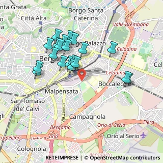 Mappa Via Mauro Gavazzeni, 24125 Bergamo BG, Italia (0.867)