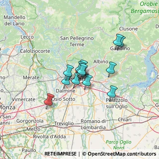 Mappa Via Mauro Gavazzeni, 24125 Bergamo BG, Italia (8.27286)